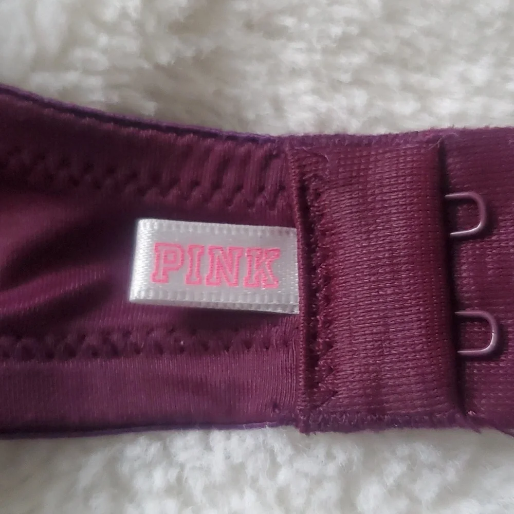 VICTORIA’S SECRET | PINK Wear Everywhere Push Up Purple Bra 32E/32DD - Picture 3 of 6